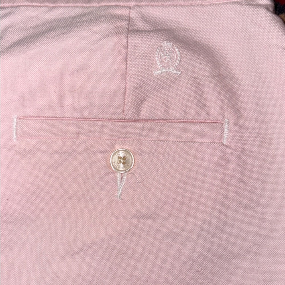 Tommy Hilfiger size 8 pink linen Women's shorts - Picture 8 of 8